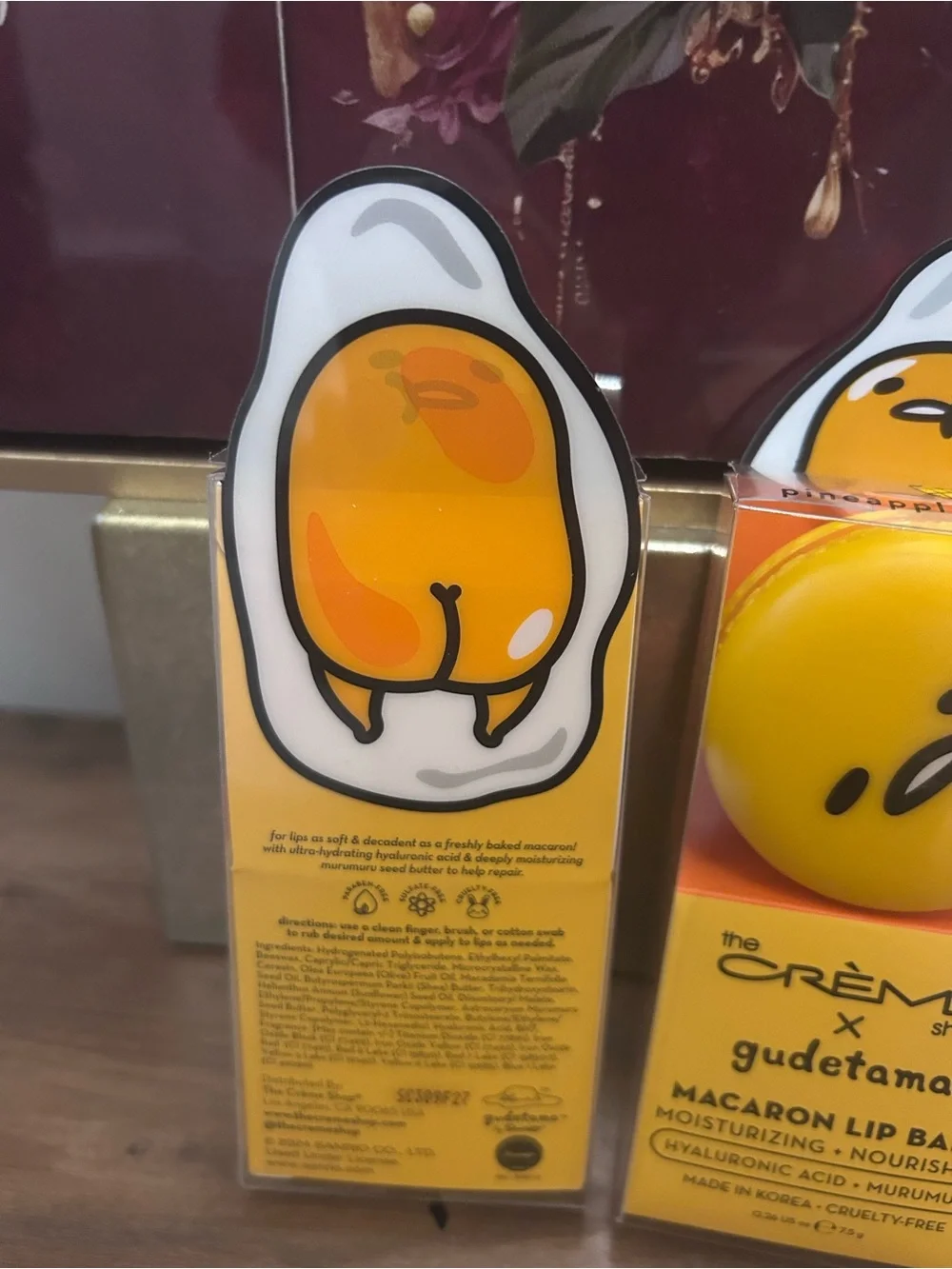 The Crème Shop x Gudetama Macaron Lip Balm - (2)